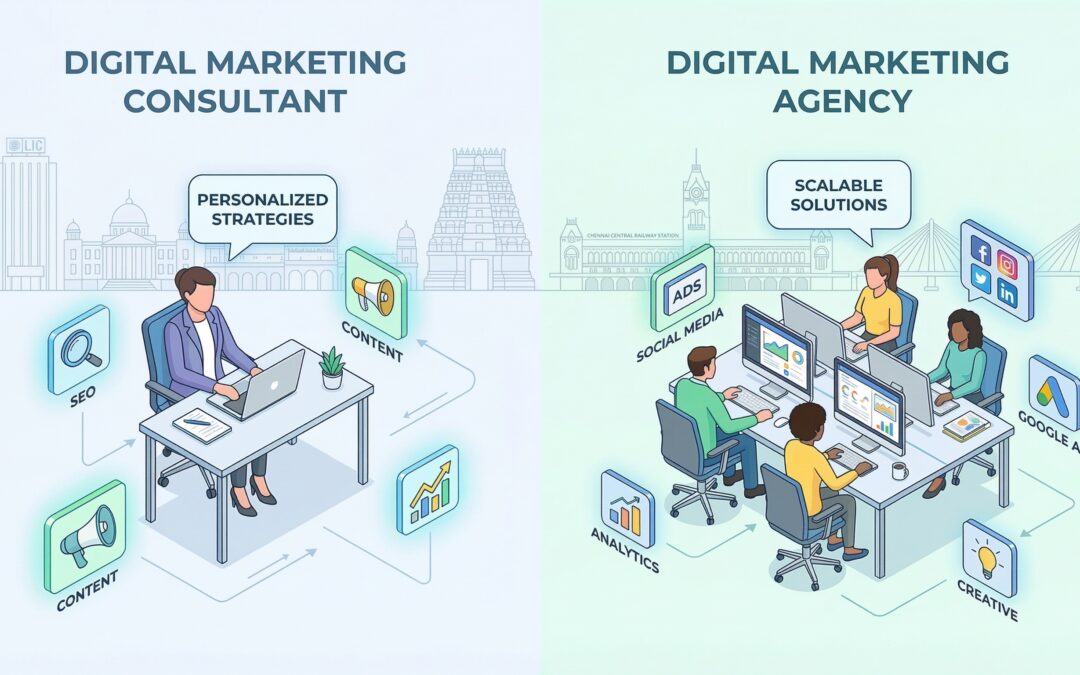 Digital Marketing Consultant vs Digital Marketing Agency in Chennai: Which Is Better for Your Business?